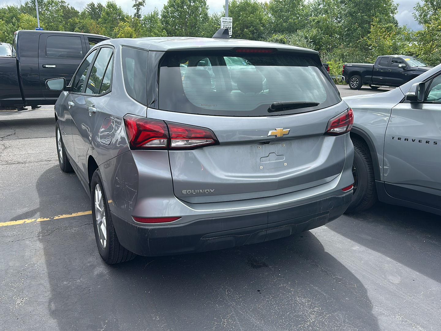 Used 2024 Sterling Gray Metallic Chevrolet LS image 3