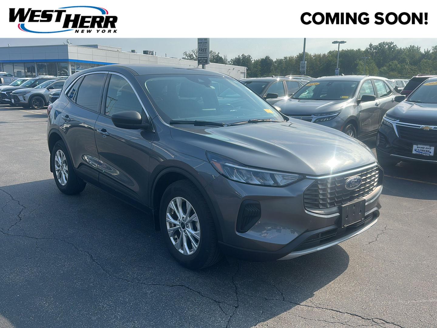 Carbonized Gray 2023 Ford Escape SUV / Crossover All-Wheel Drive 8-Speed Automatic