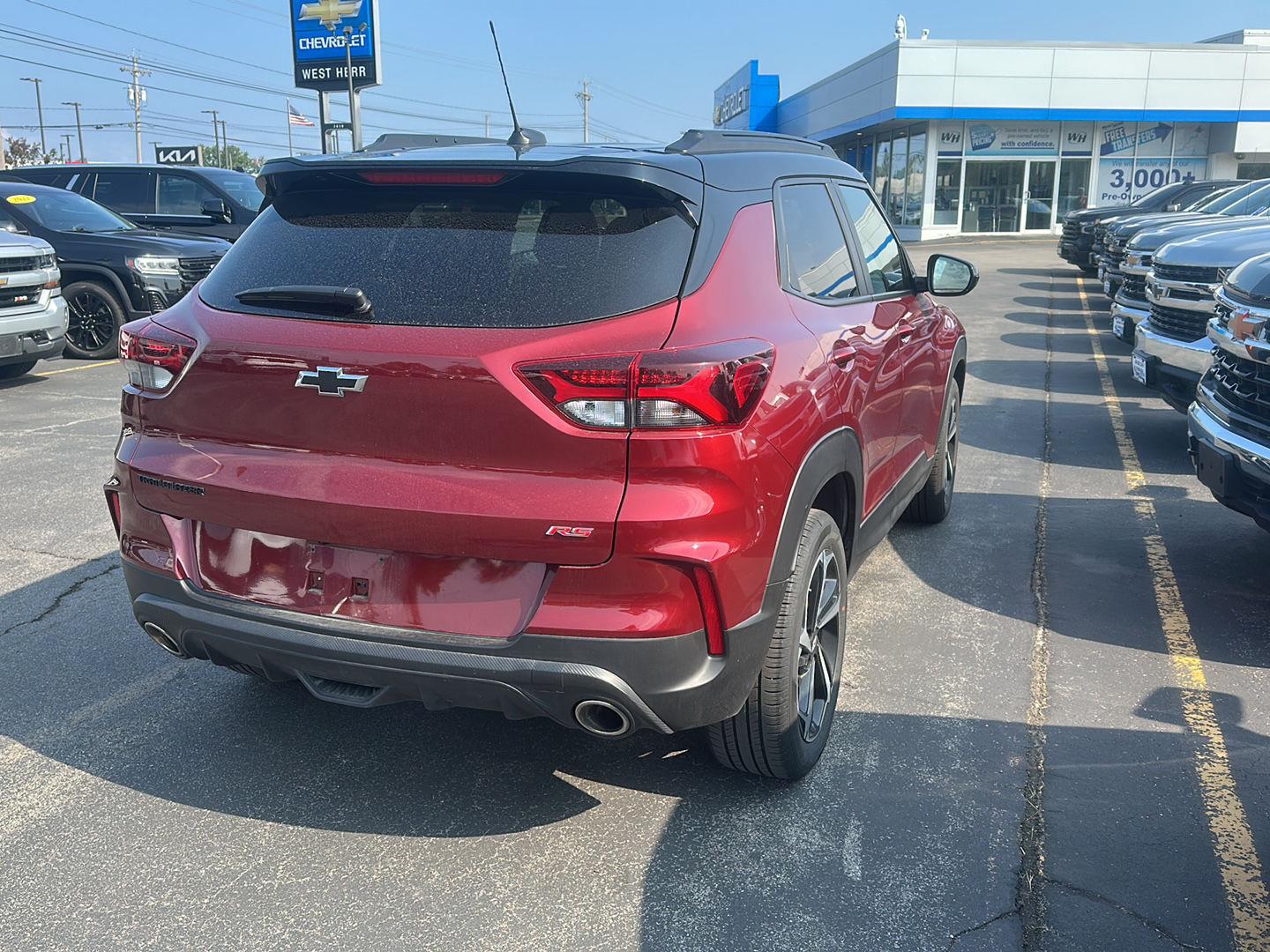 Used 2023 Crimson Metallic Chevrolet RS image 2