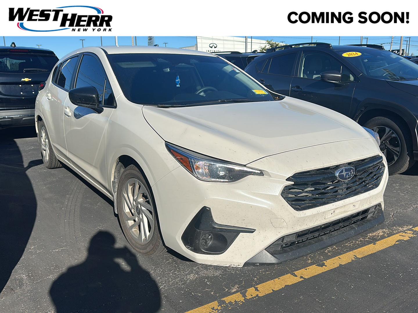 Crystal White Pearl 2024 Subaru Impreza Wagon All-Wheel Drive Continuously Variable Transmission