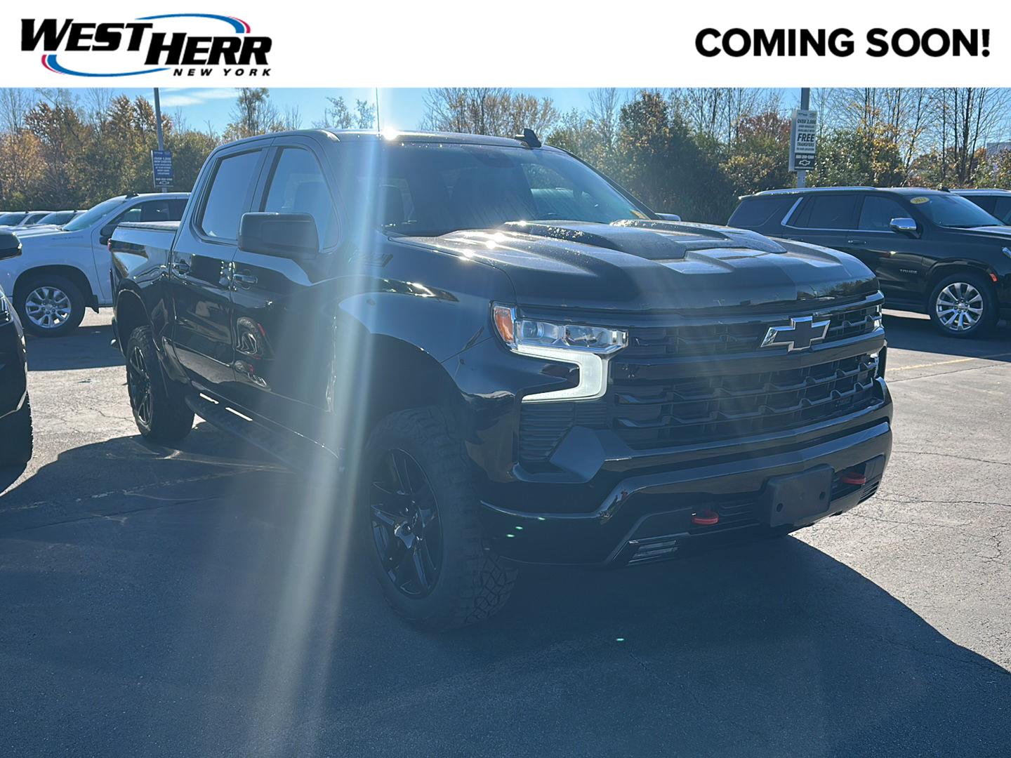 Black 2024 Chevrolet Silverado 1500 Pickup Truck Four-Wheel Drive Automatic