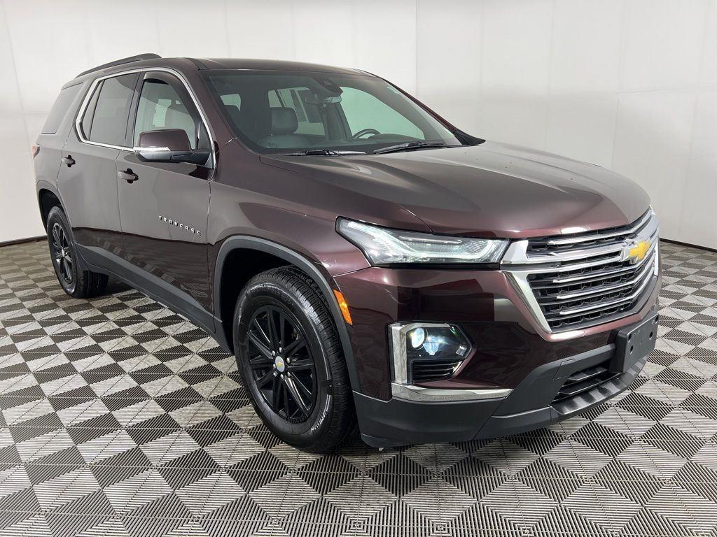 Used 2023 Black Cherry Metallic Chevrolet LT Leather image 4