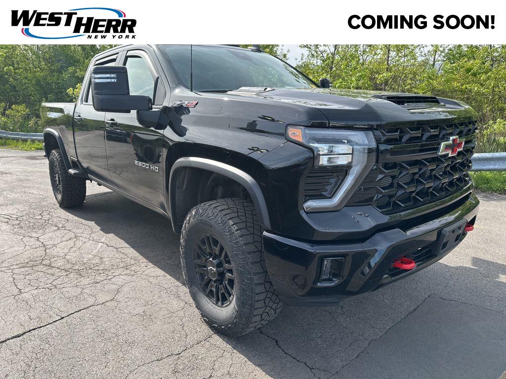 Black 2024 Chevrolet Silverado 2500HD Pickup Truck Four-Wheel Drive Automatic