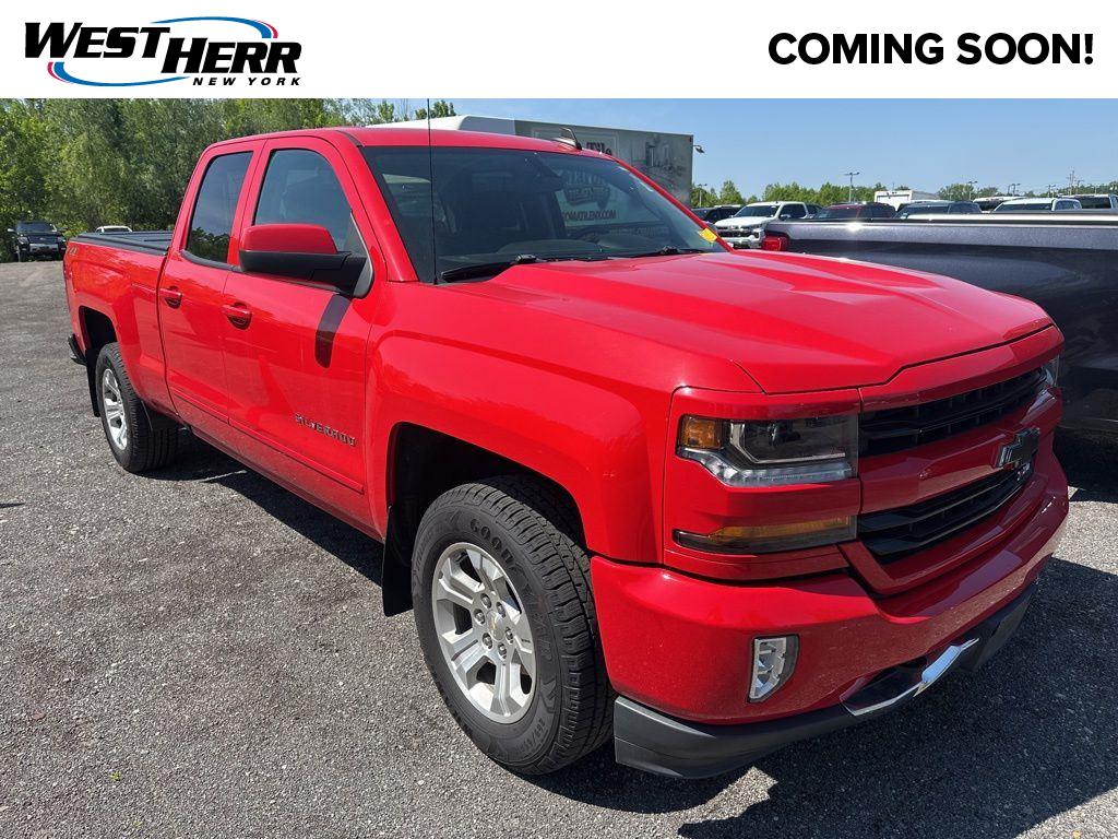 Red 2019 Chevrolet Silverado 1500 Pickup Truck Four-Wheel Drive 6-Speed Automatic