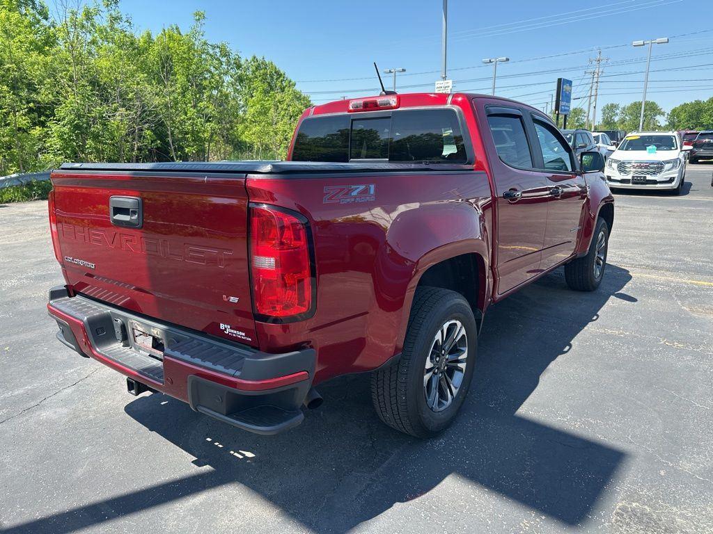 Used 2021 Cherry Red Chevrolet Z71 image 2