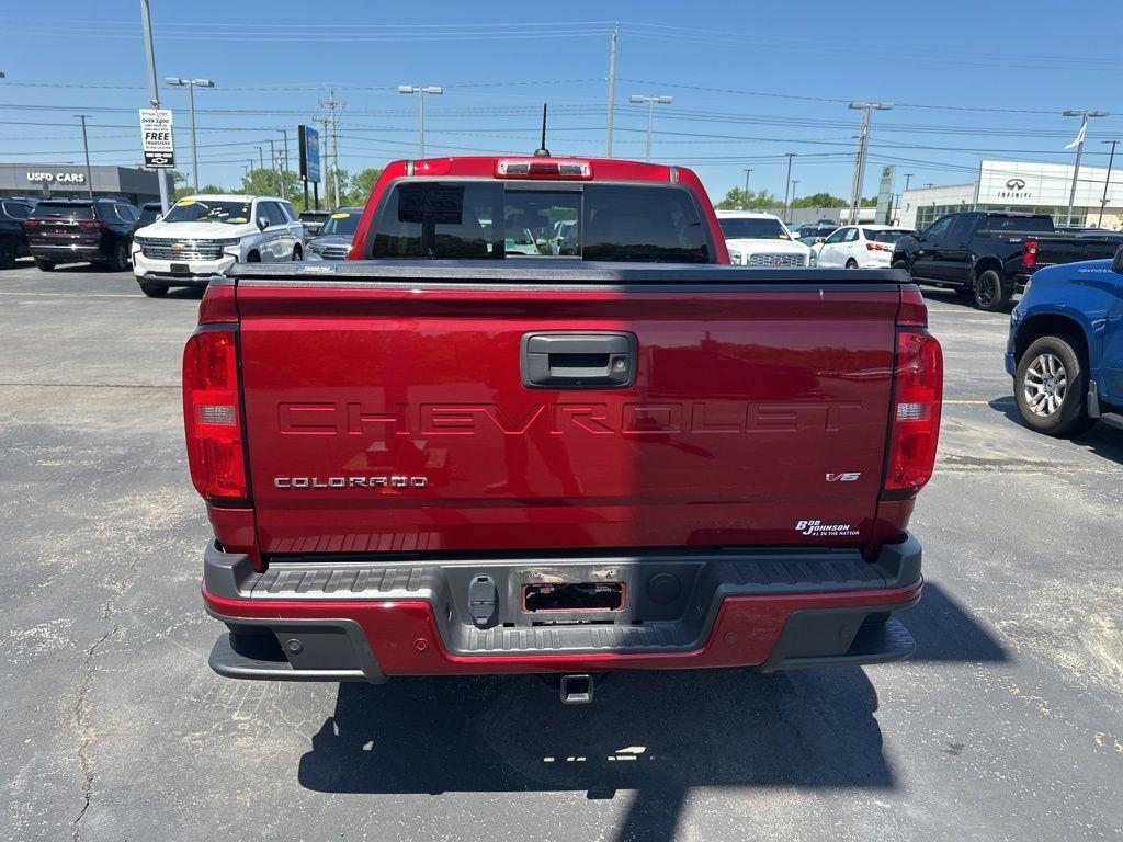 Used 2021 Cherry Red Chevrolet Z71 image 3