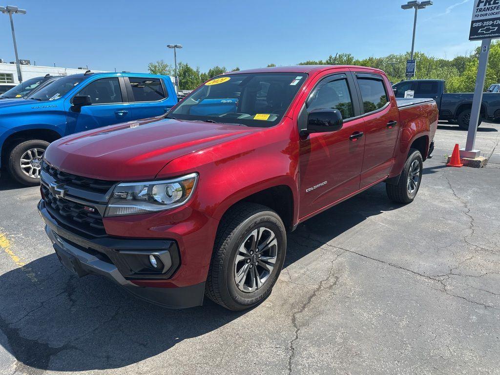 Used 2021 Cherry Red Chevrolet Z71 image 5