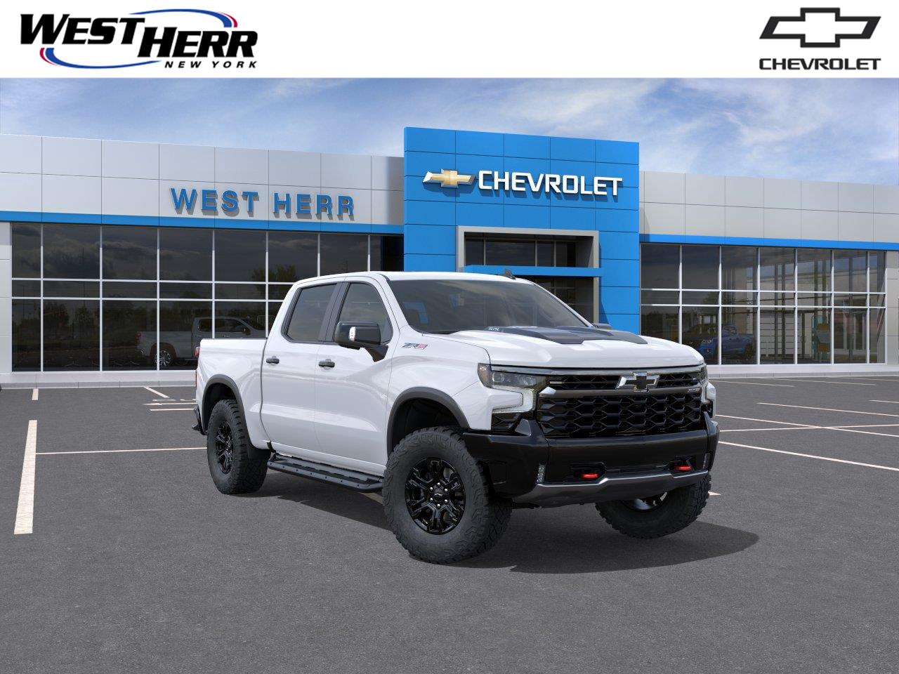 Summit White 2026 Chevrolet Silverado 1500 Pickup Truck Four-Wheel Drive Automatic