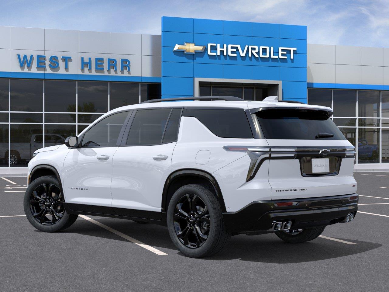 New 2027 Polar White Tricoat Chevrolet RS image 3