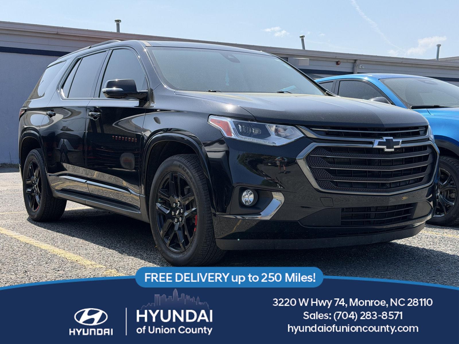 Mosaic Black Metallic 2019 Chevrolet Traverse Premier FWD SUV / Crossover Front-Wheel Drive 9-Speed Automatic