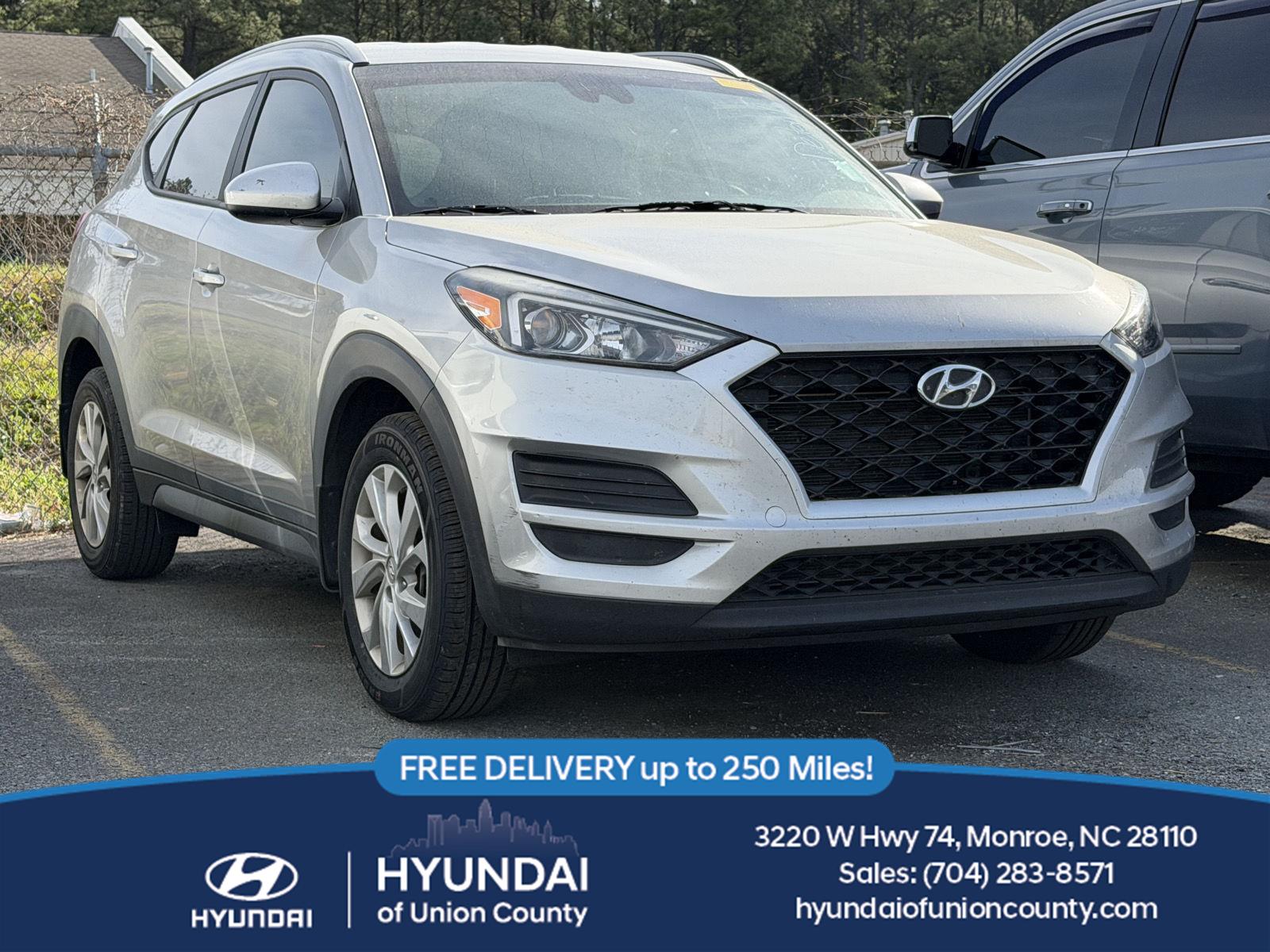 Stellar Silver 2020 Hyundai Tucson Value FWD SUV / Crossover Front-Wheel Drive Automatic