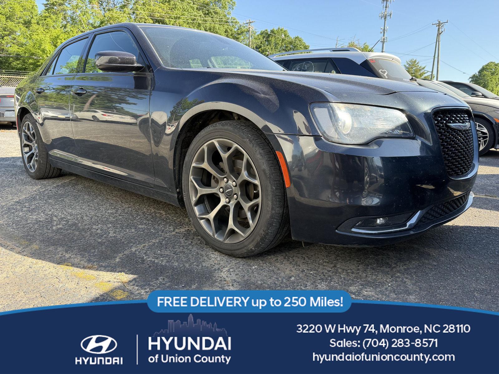 Jazz Blue Pearlcoat 2015 Chrysler 300 S RWD Sedan Rear-Wheel Drive 8-Speed Automatic