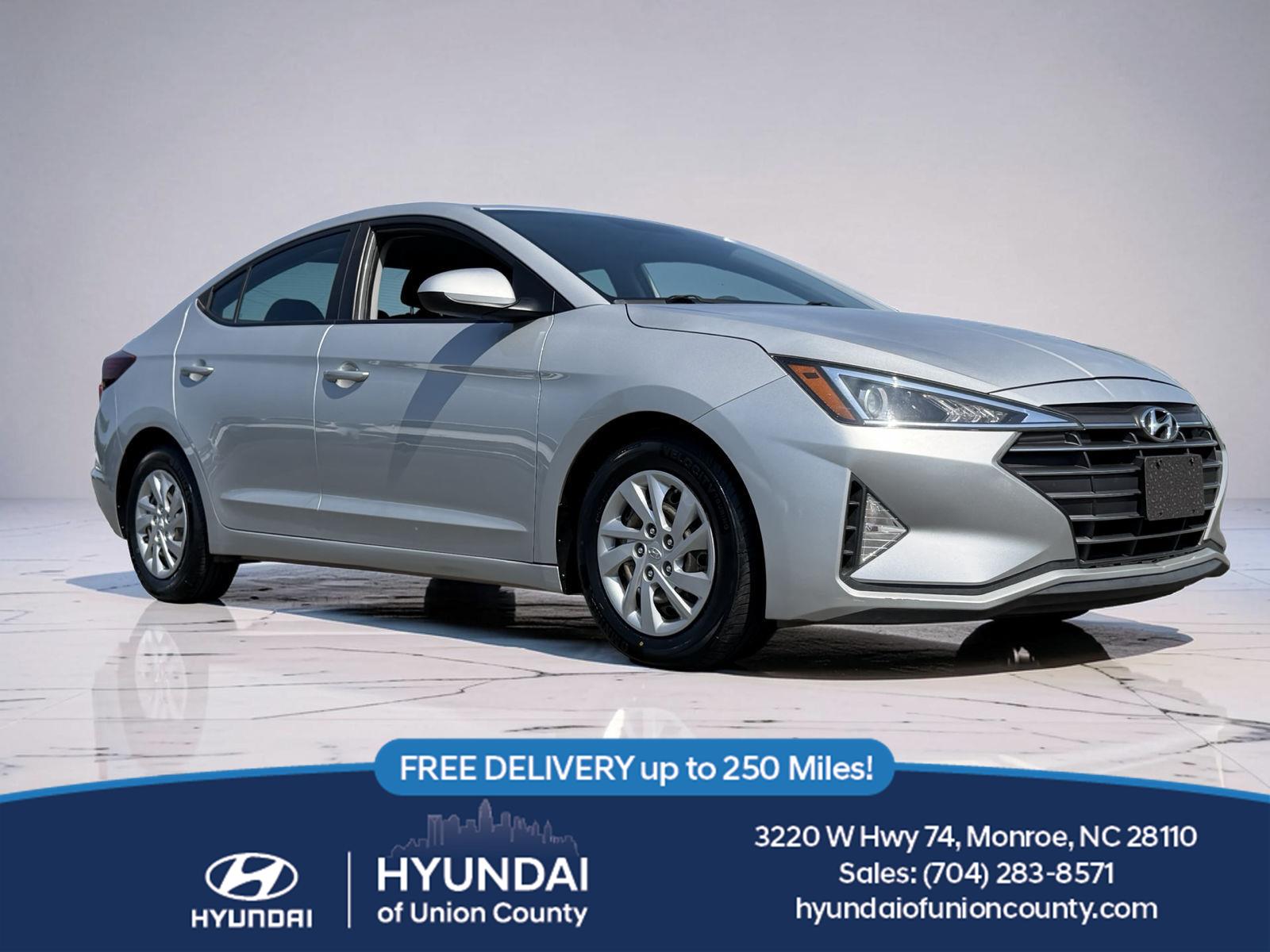 Symphony Silver 2019 Hyundai Elantra SE FWD Sedan Front-Wheel Drive Automatic