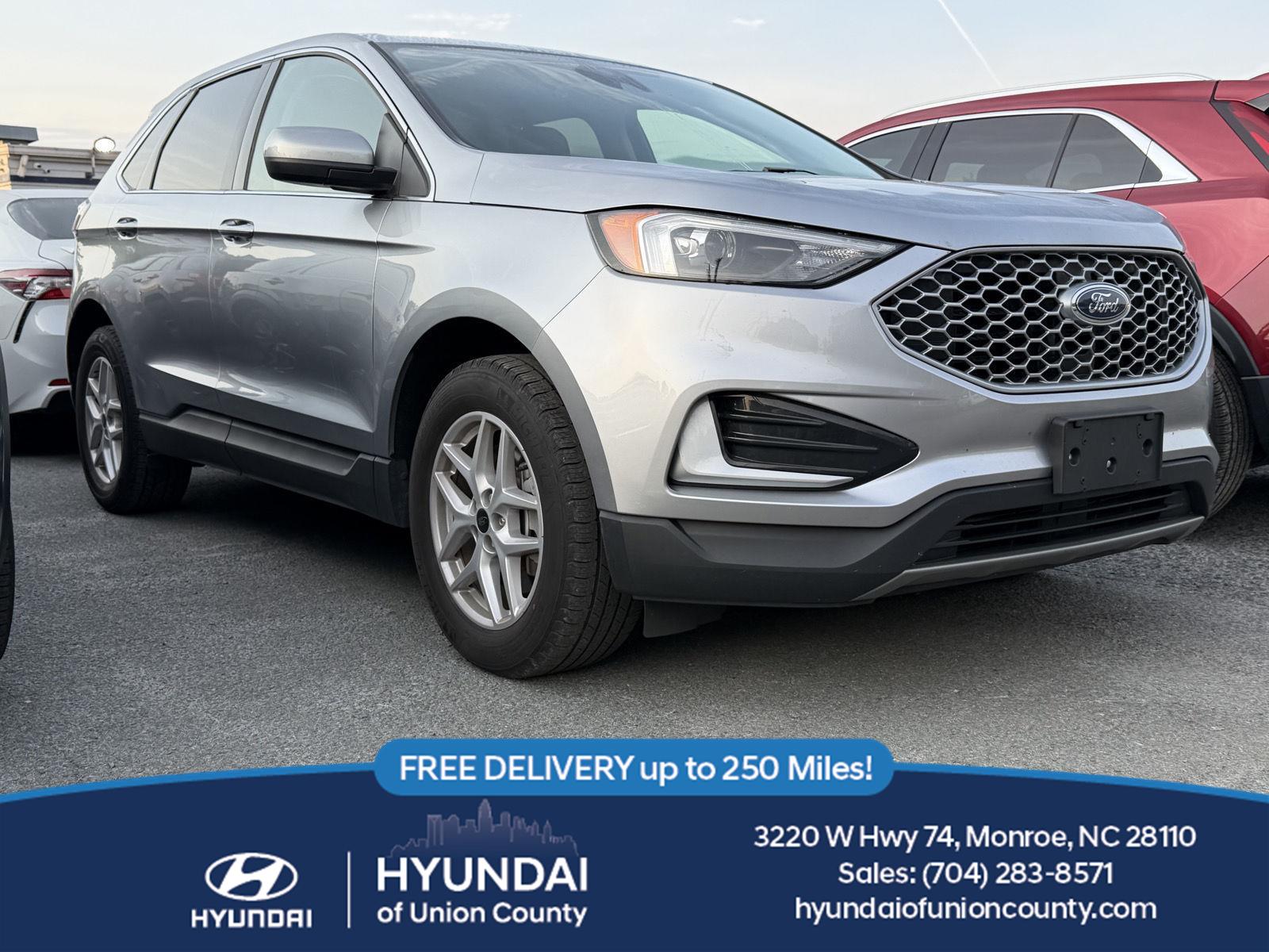 Iconic Silver 2024 Ford Edge SUV / Crossover All-Wheel Drive 8-Speed Automatic