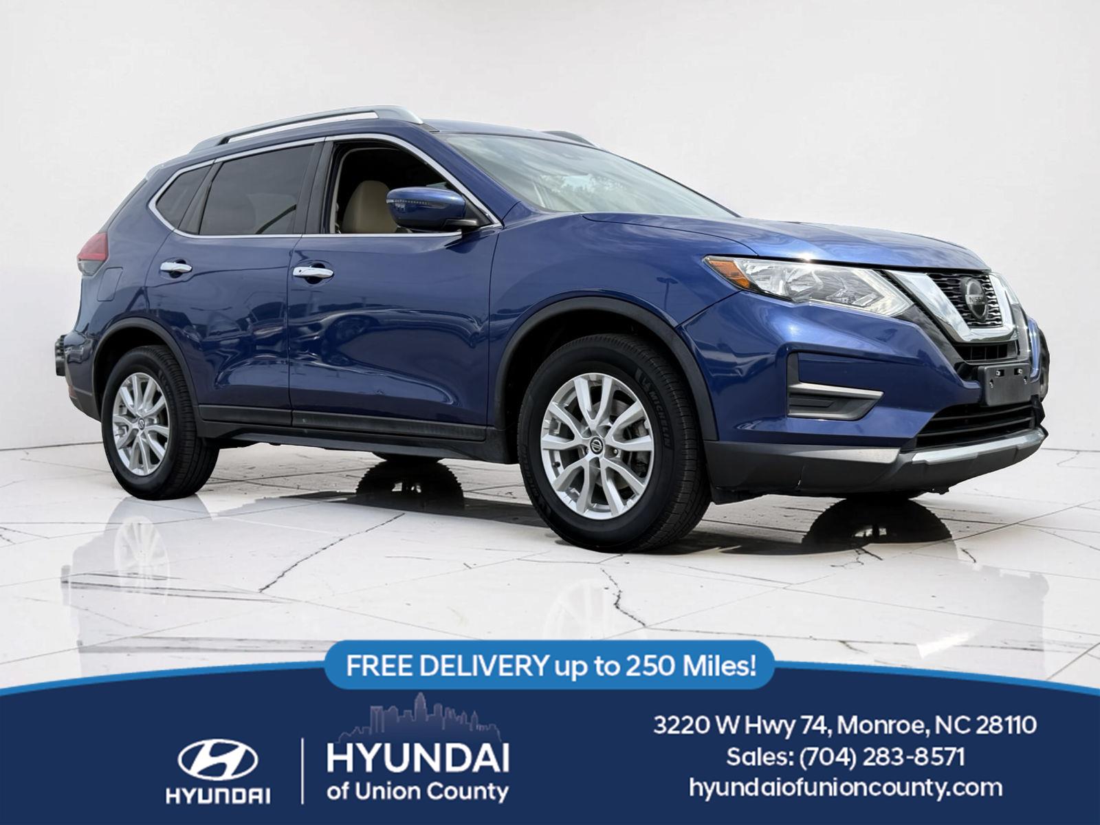 Caspian Blue Metallic 2019 Nissan Rogue SUV / Crossover Front-Wheel Drive Continuously Variable Transmission