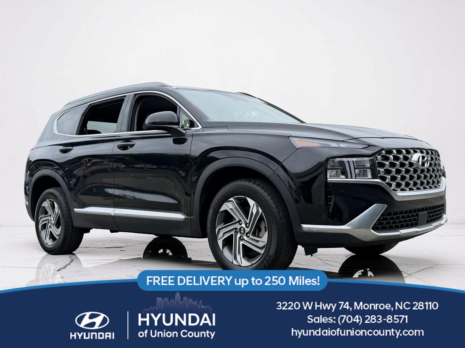 Twilight Black 2021 Hyundai Santa Fe SUV / Crossover All-Wheel Drive Automatic