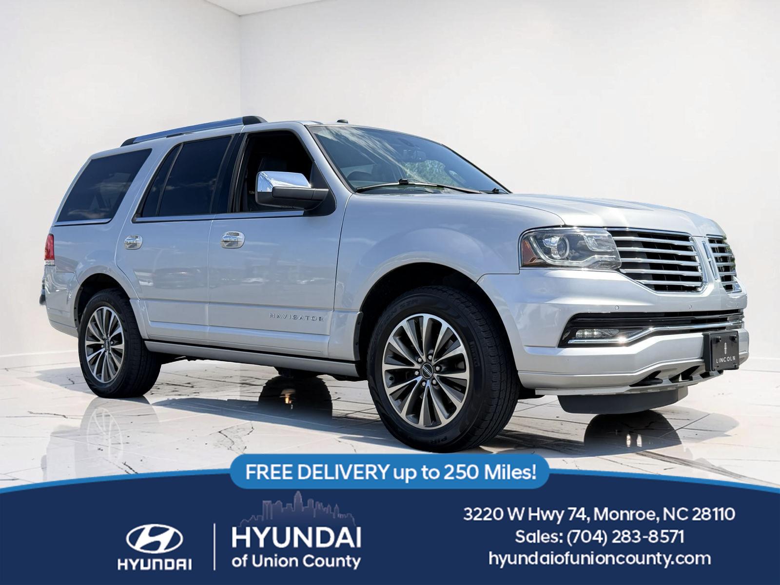 Ingot Silver Metallic 2016 Lincoln Navigator SUV / Crossover Four-Wheel Drive 6-Speed Automatic