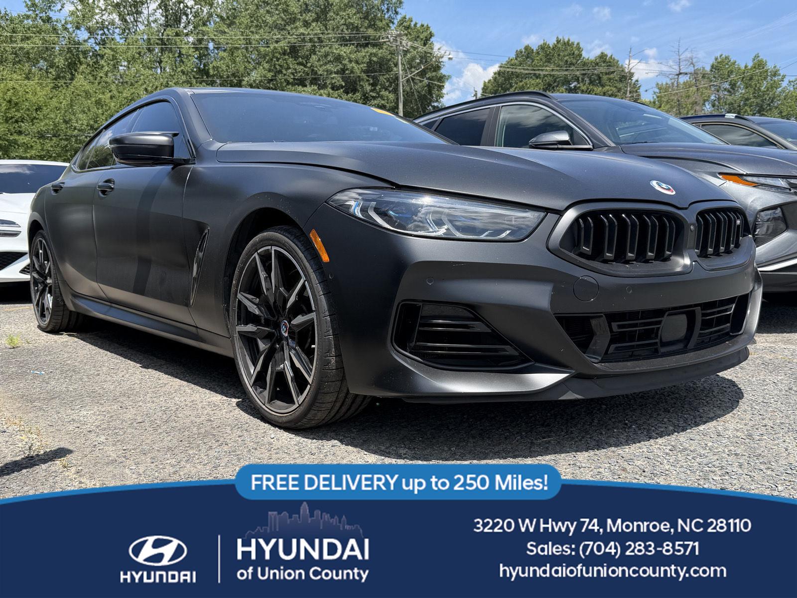 Black Sapphire Metallic 2023 BMW 8 Series Coupe All-Wheel Drive Automatic