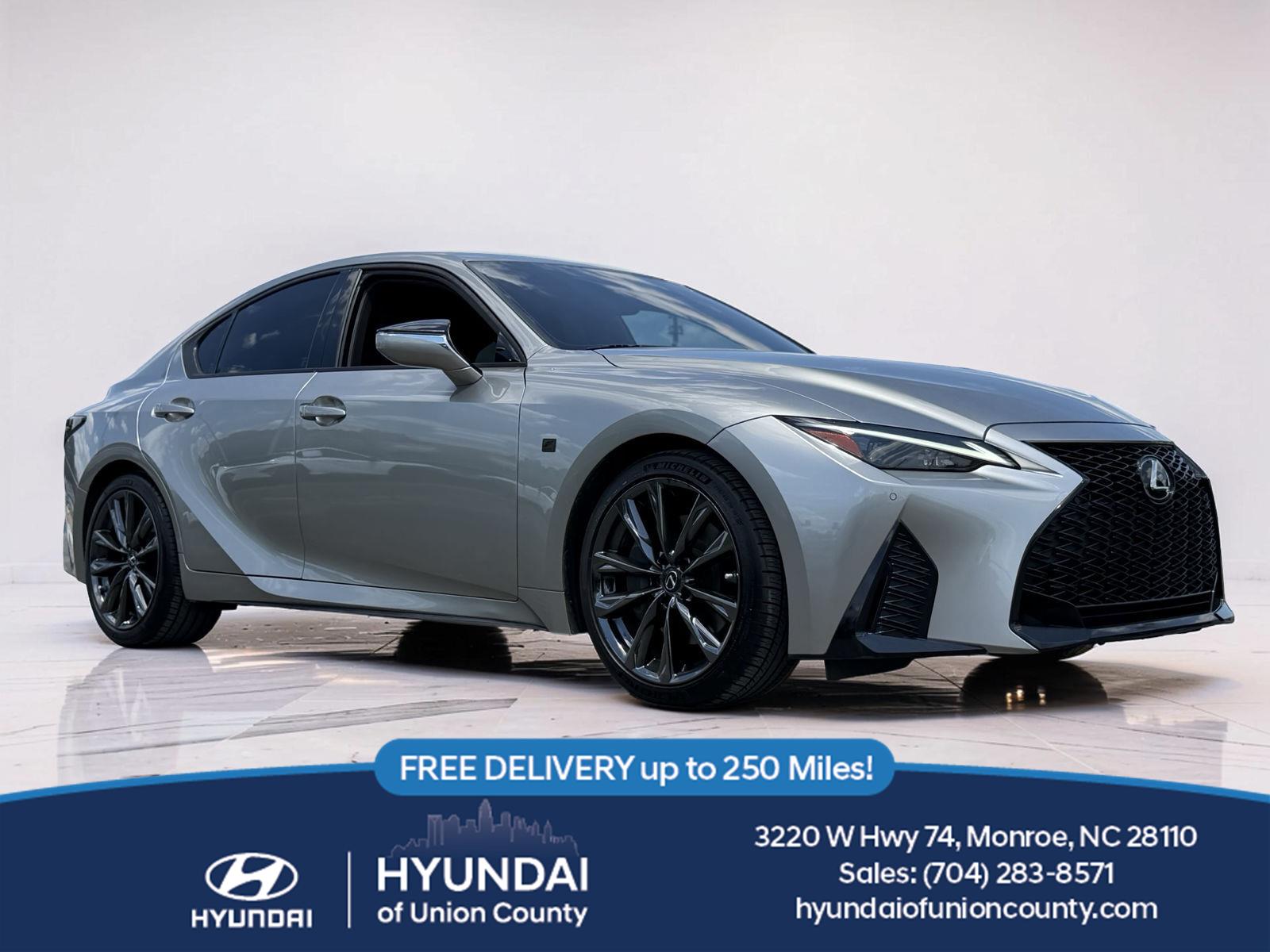 Atomic Silver 2021 Lexus IS Sedan Rear-Wheel Drive Automatic