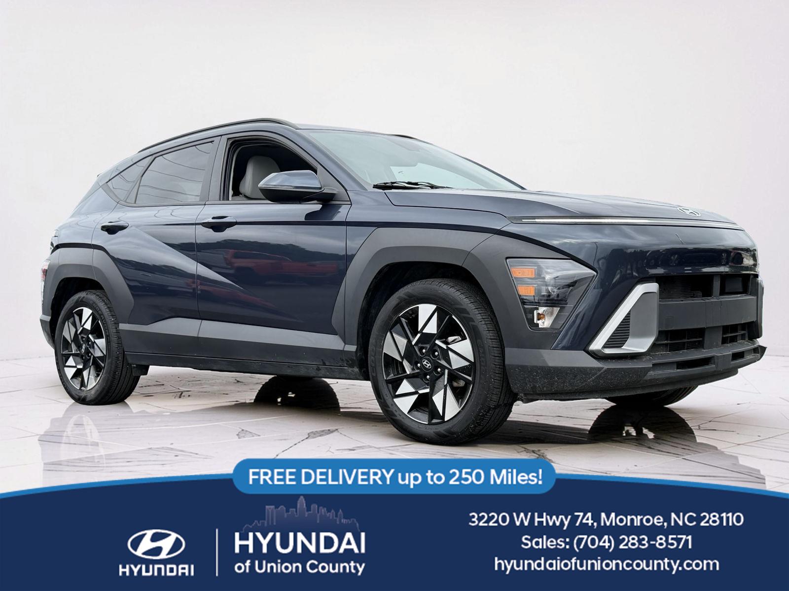 Denim Blue Pearl 2024 Hyundai Kona SUV / Crossover Front-Wheel Drive Continuously Variable Transmission
