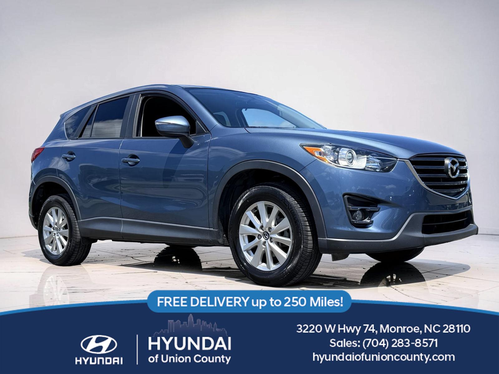 Blue 2016 Mazda CX-5 SUV / Crossover Front-Wheel Drive 