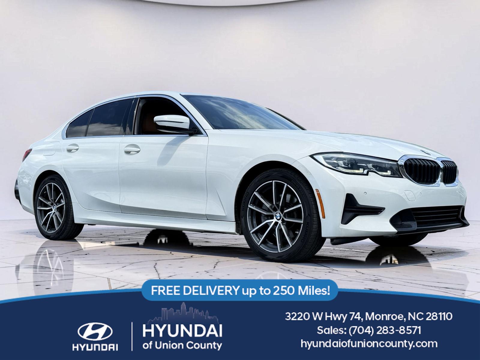 Alpine White 2021 BMW 3 Series Sedan Rear-Wheel Drive Automatic
