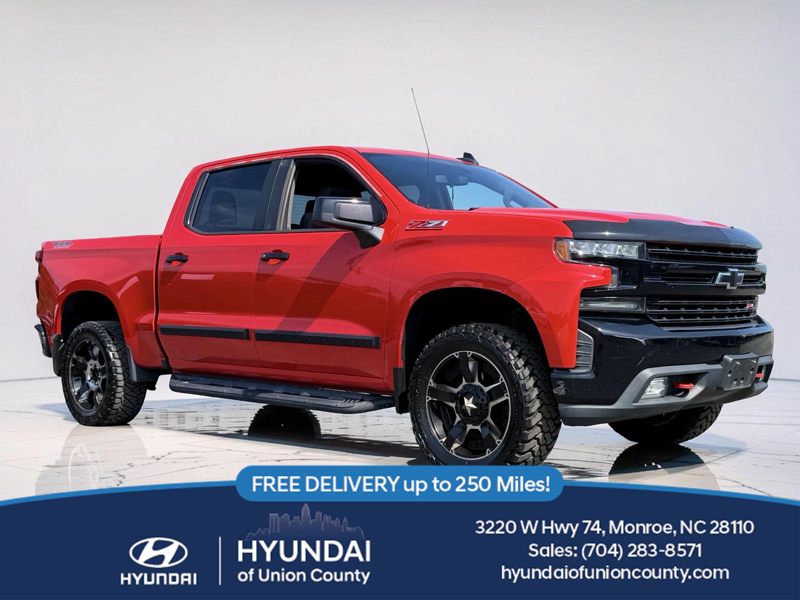 Red Hot 2020 Chevrolet Silverado 1500 Pickup Truck Four-Wheel Drive Automatic