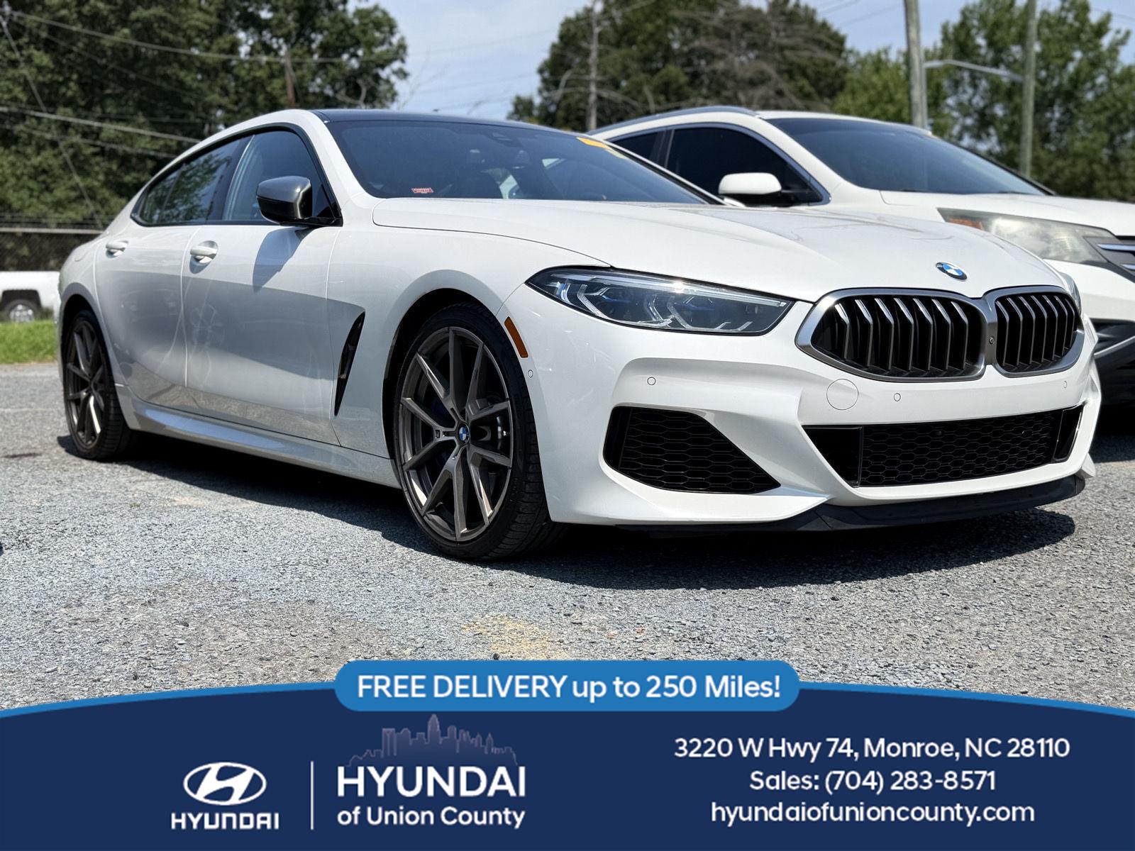 Mineral White Metallic 2021 BMW 8 Series Coupe All-Wheel Drive Automatic