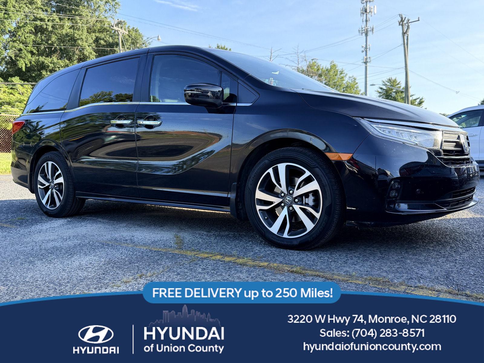 Crystal Black Pearl 2024 Honda Odyssey Minivan Front-Wheel Drive Automatic