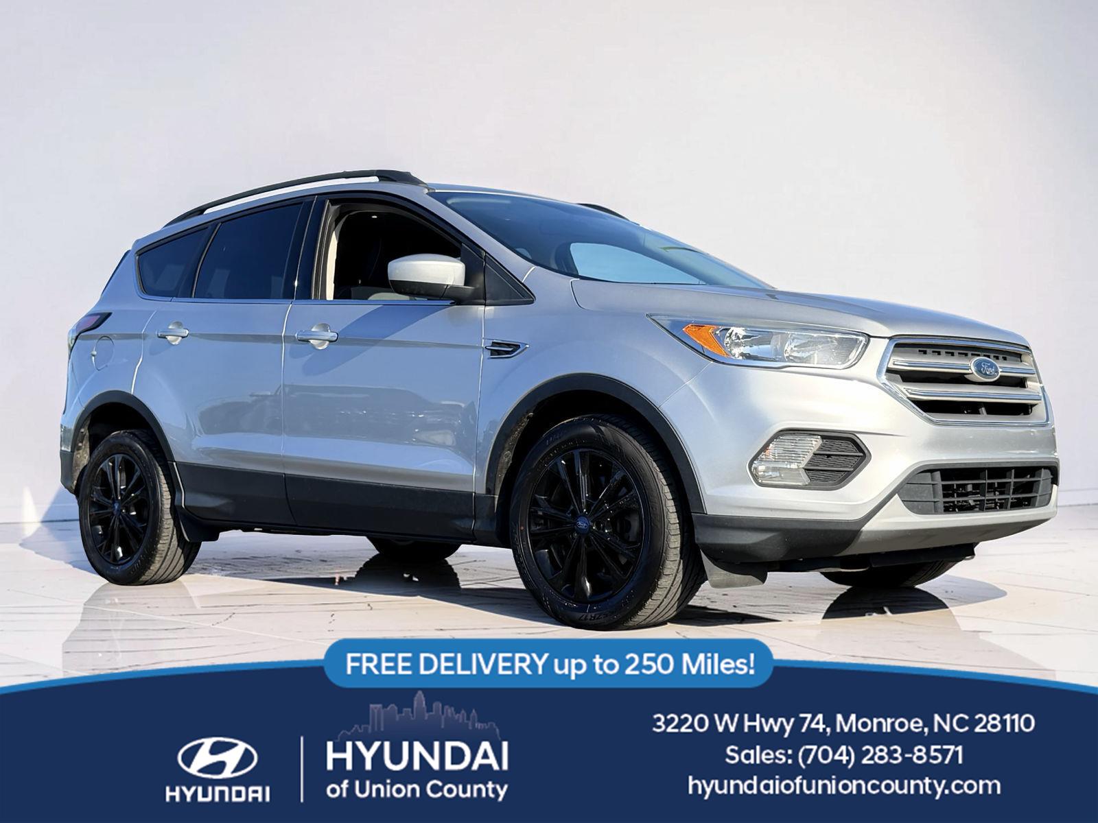 Ingot Silver 2018 Ford Escape SUV / Crossover Front-Wheel Drive 6-Speed Automatic