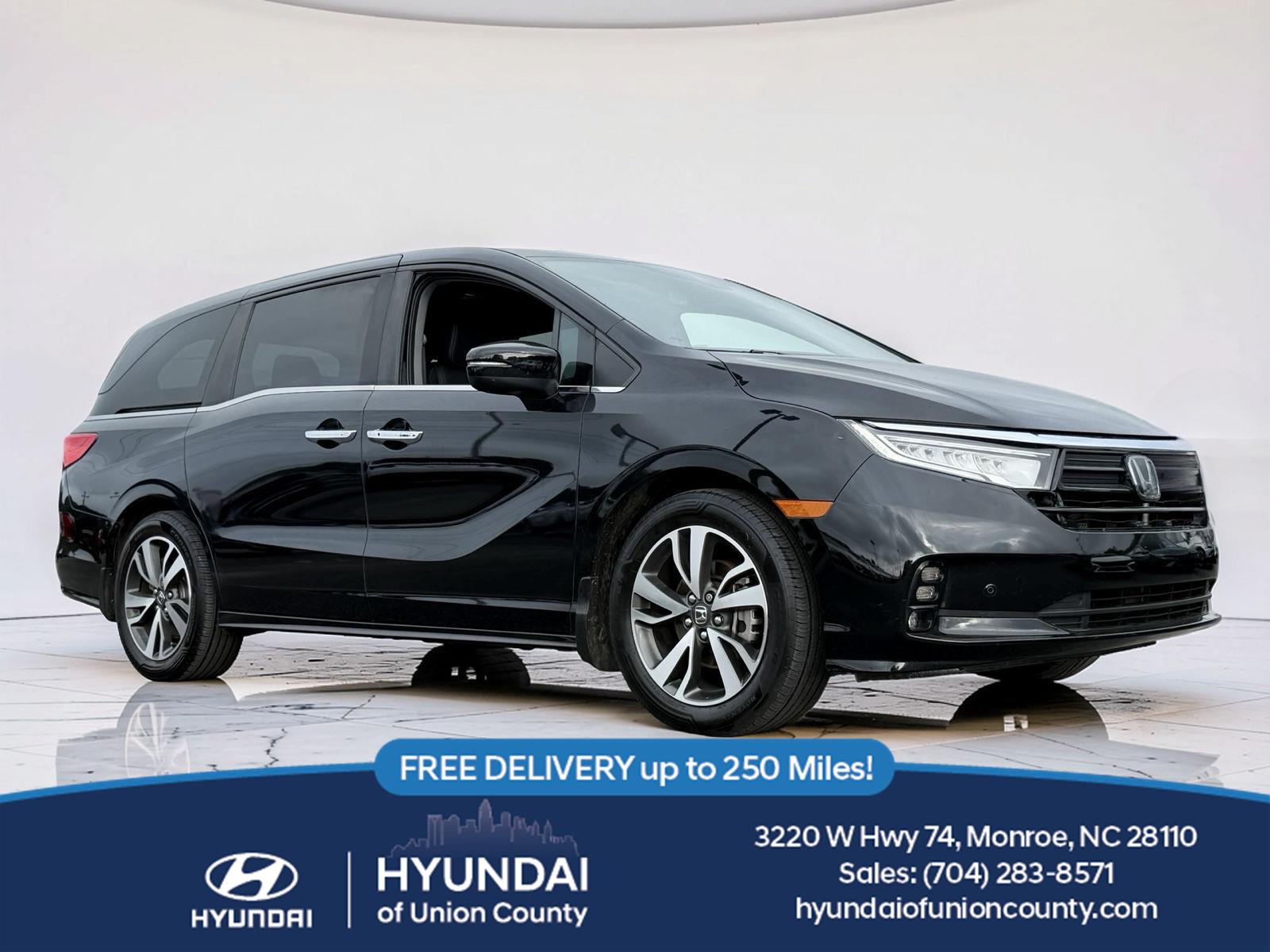 Crystal Black Pearl 2024 Honda Odyssey Minivan Front-Wheel Drive Automatic