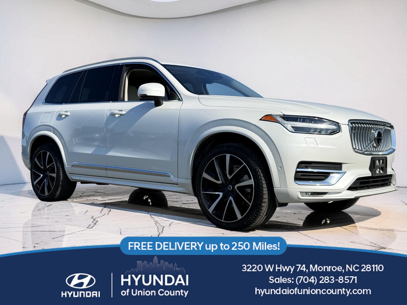 Crystal White Metallic 2024 Volvo XC90 SUV / Crossover All-Wheel Drive Automatic