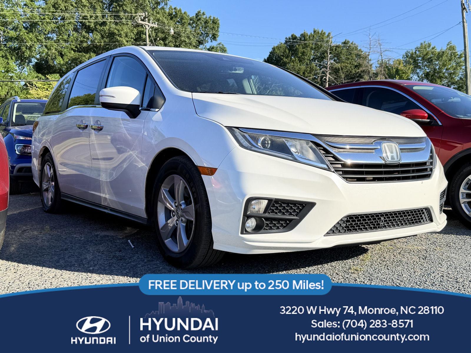 Platinum White Pearl 2020 Honda Odyssey Minivan Front-Wheel Drive Automatic