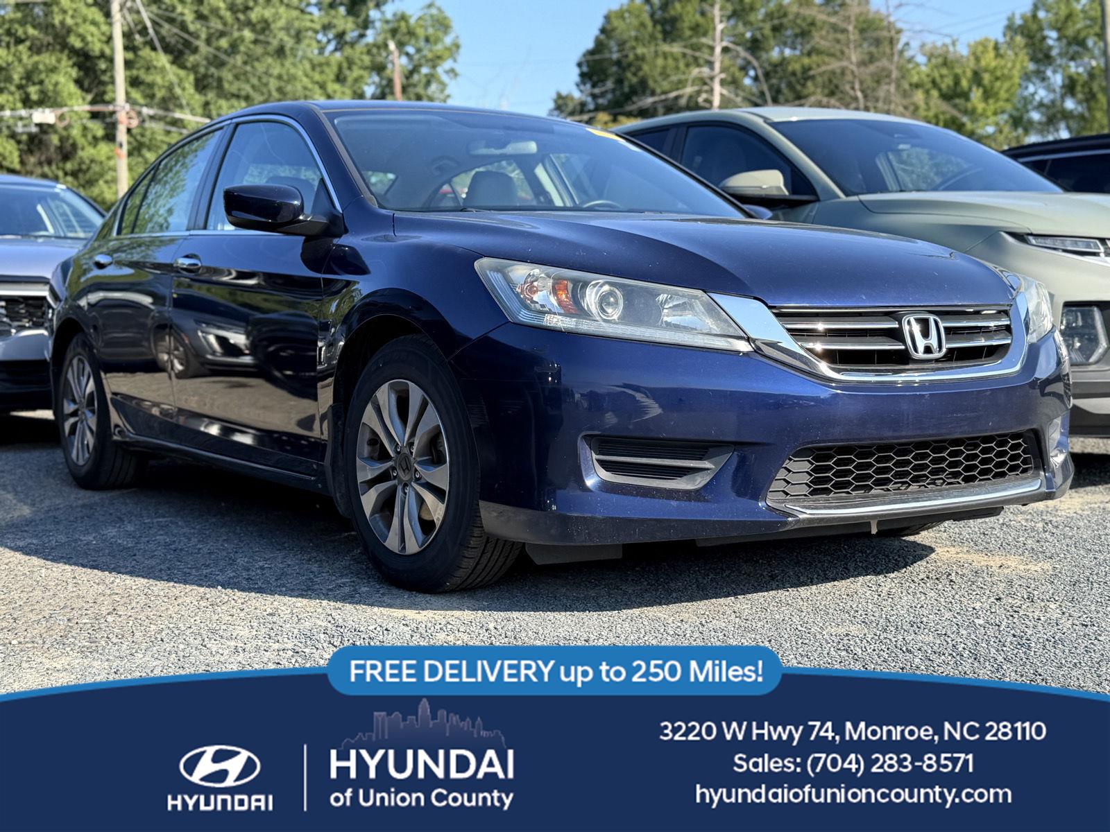 2015 Honda Accord Sedan Front-Wheel Drive Continuously Variable Transmission