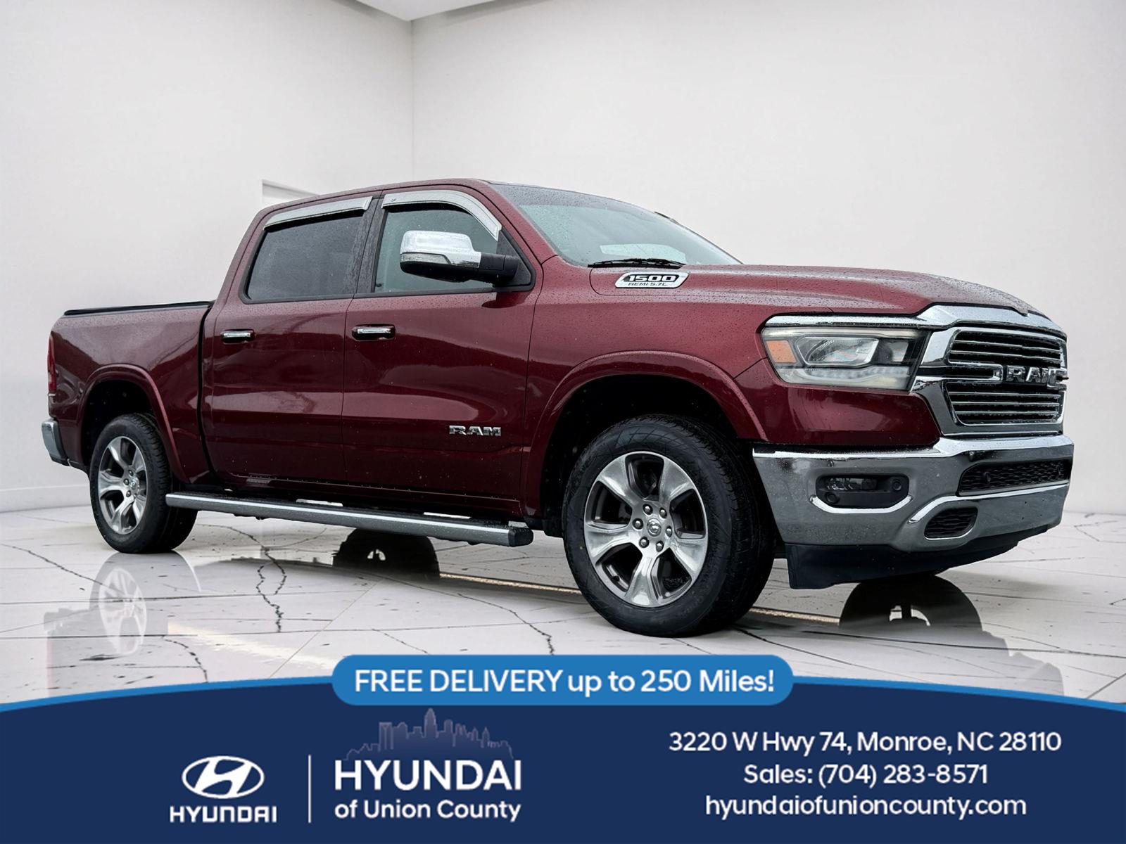 Delmonico Red Pearlcoat 2020 RAM 1500 Pickup Truck Four-Wheel Drive 8-Speed Automatic