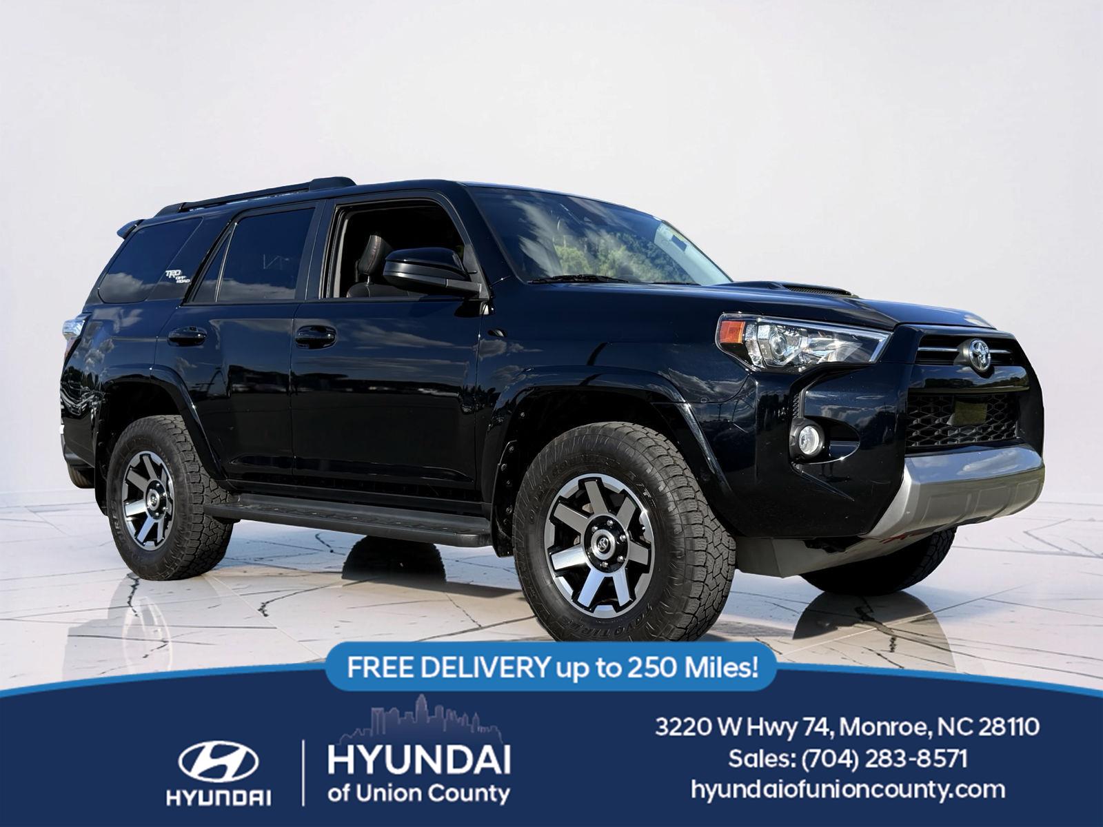 Midnight Black Metallic 2020 Toyota 4Runner SUV / Crossover Four-Wheel Drive Automatic