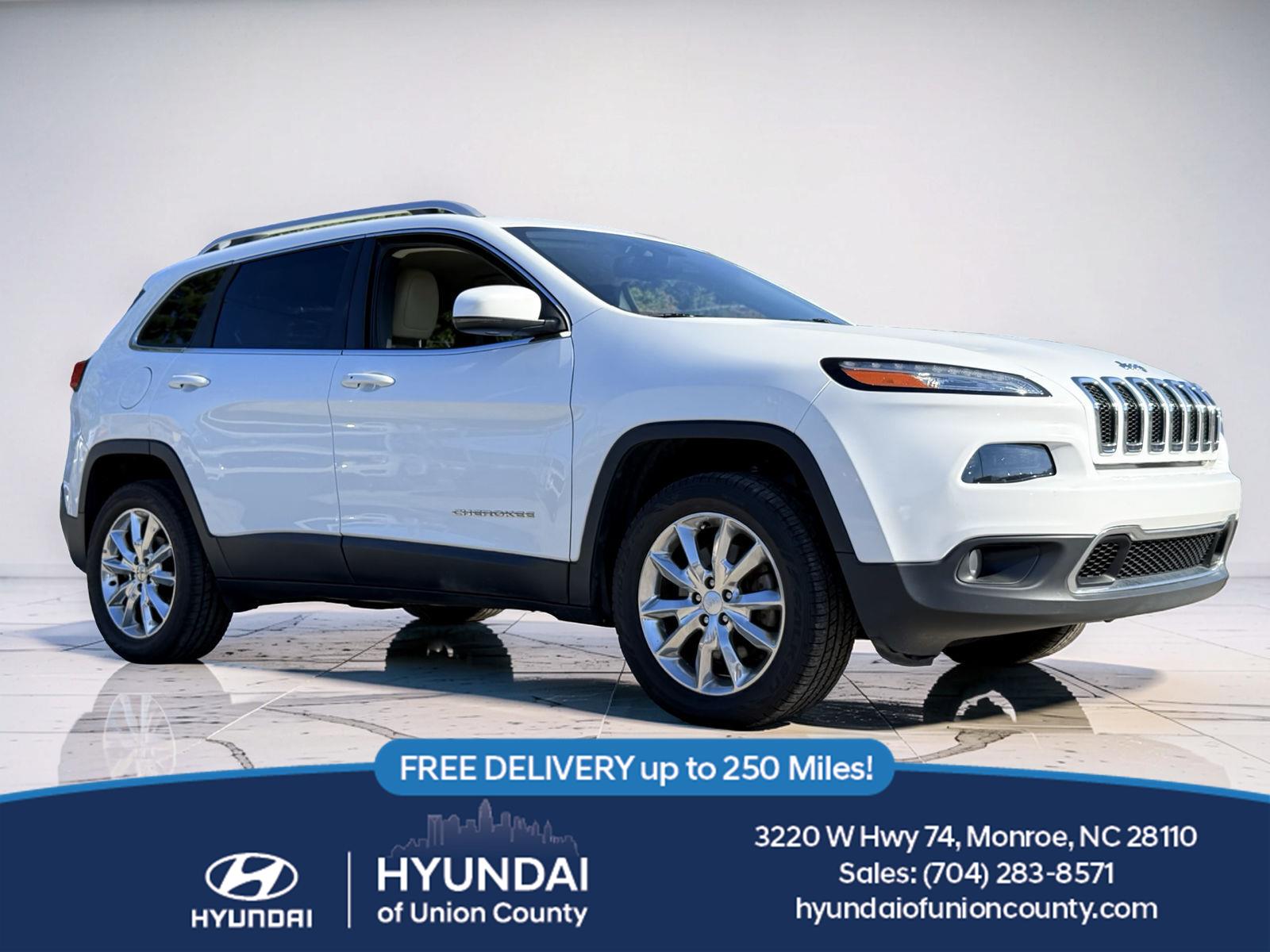 Bright White Clearcoat 2017 Jeep Cherokee SUV / Crossover Front-Wheel Drive 9-Speed Automatic