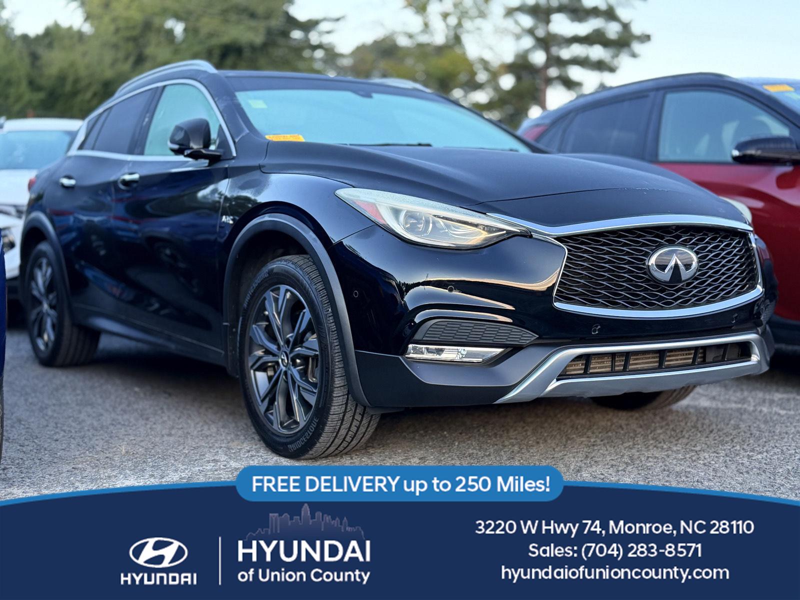 Black Obsidian 2018 INFINITI QX30 SUV / Crossover All-Wheel Drive Automatic