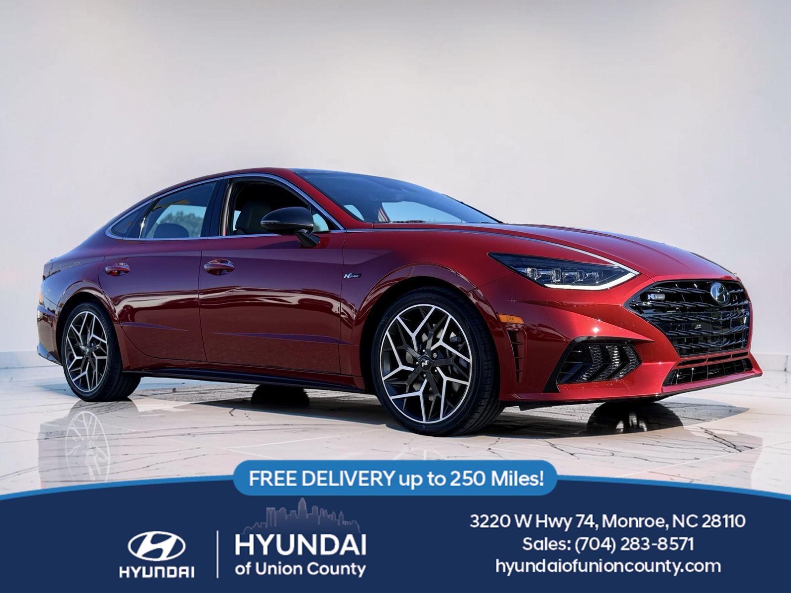 Ultimate Red 2023 Hyundai Sonata Sedan Front-Wheel Drive Automatic