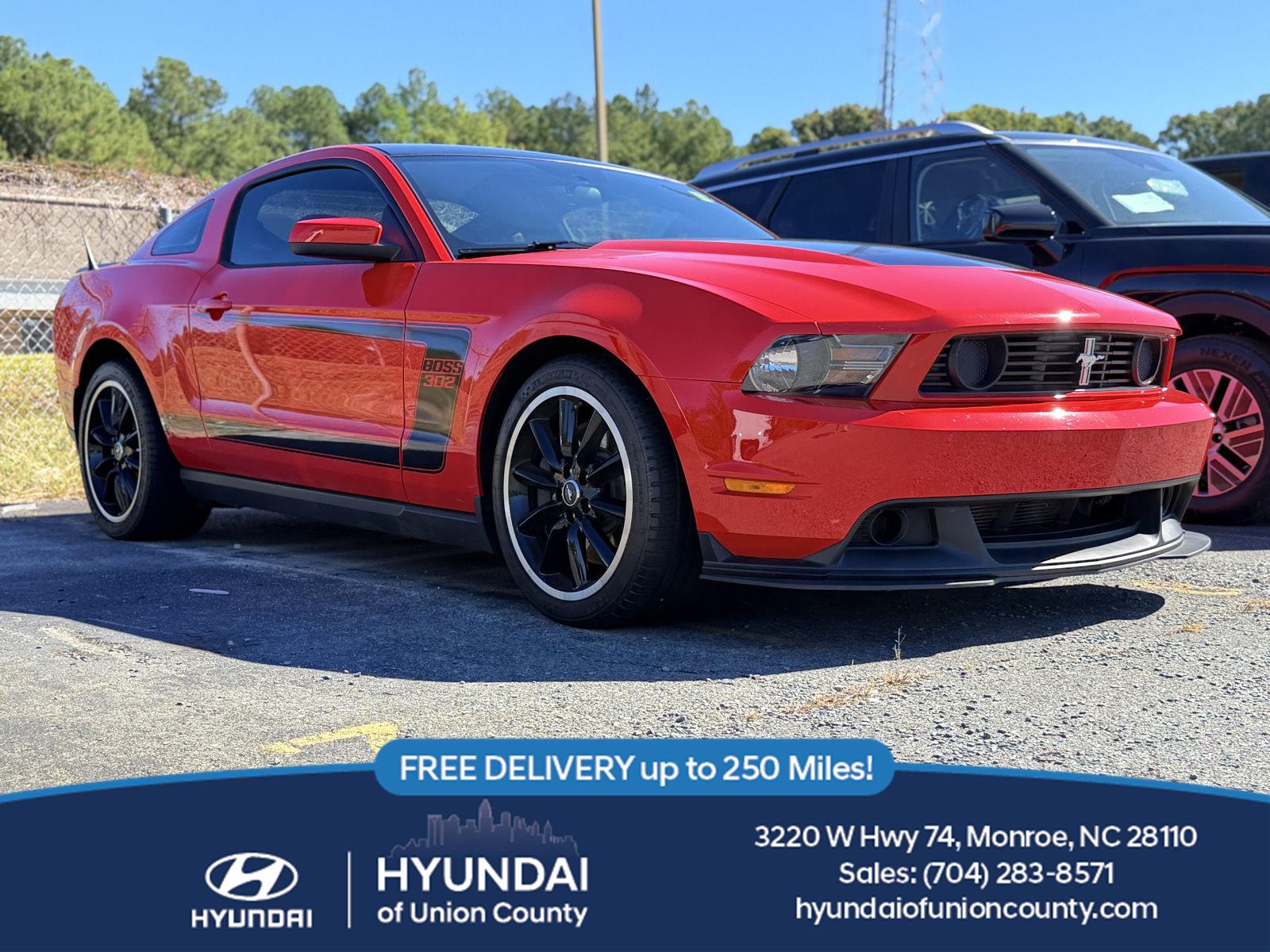 2012 Ford Mustang Boss 302 Coupe RWD