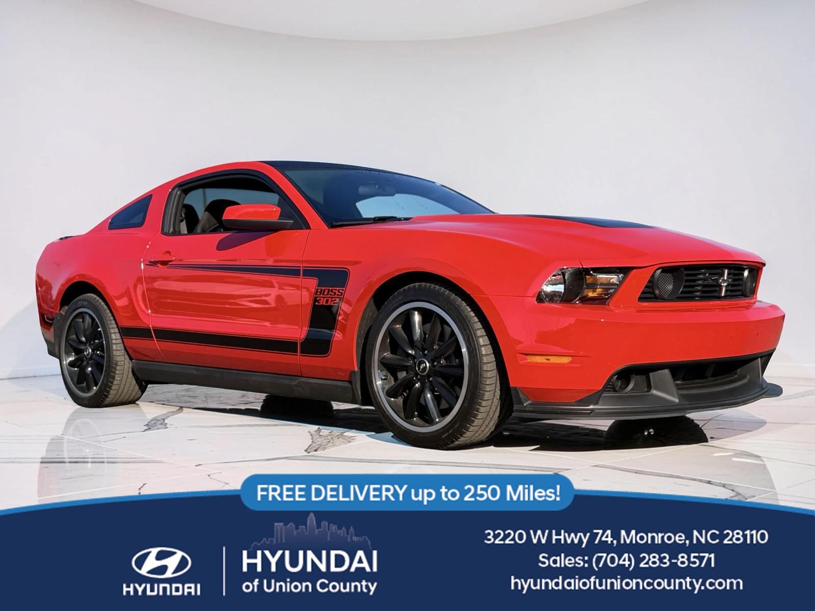 2012 Ford Mustang Boss 302 Coupe RWD