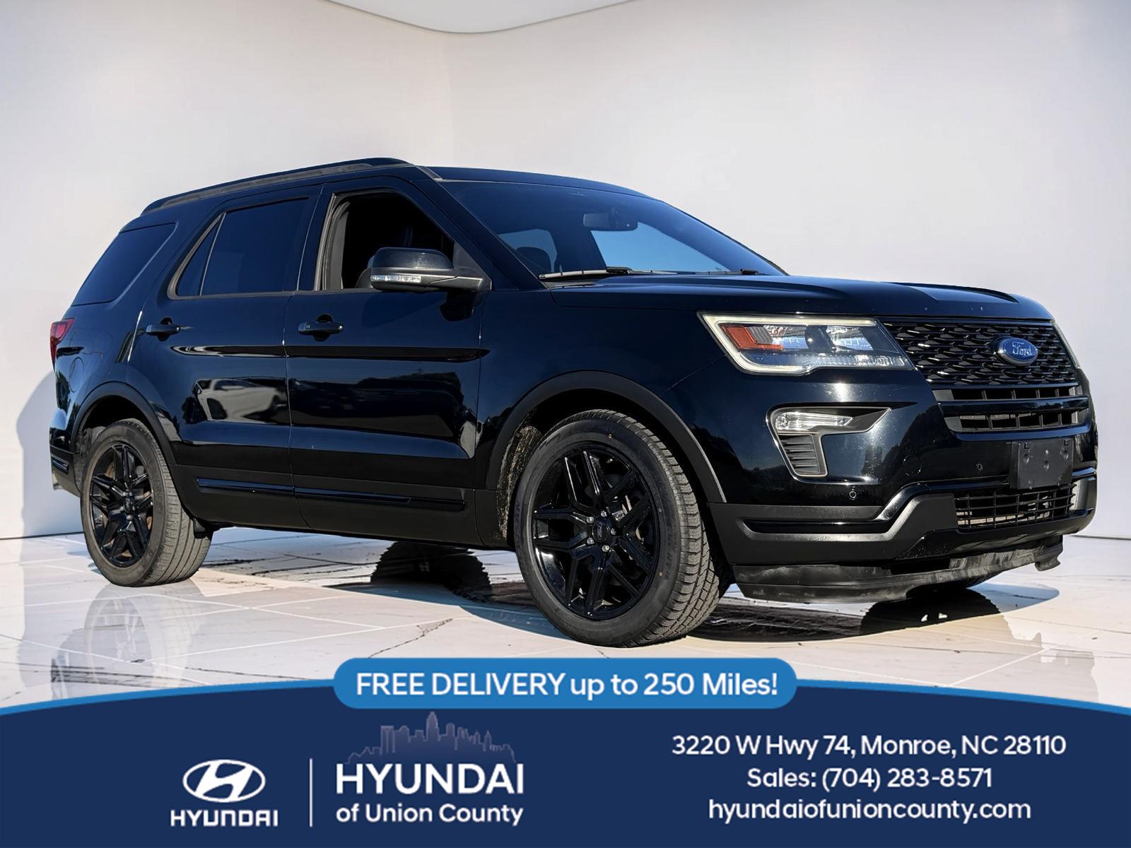 Shadow Black 2018 Ford Explorer SUV / Crossover All-Wheel Drive 6-Speed Automatic