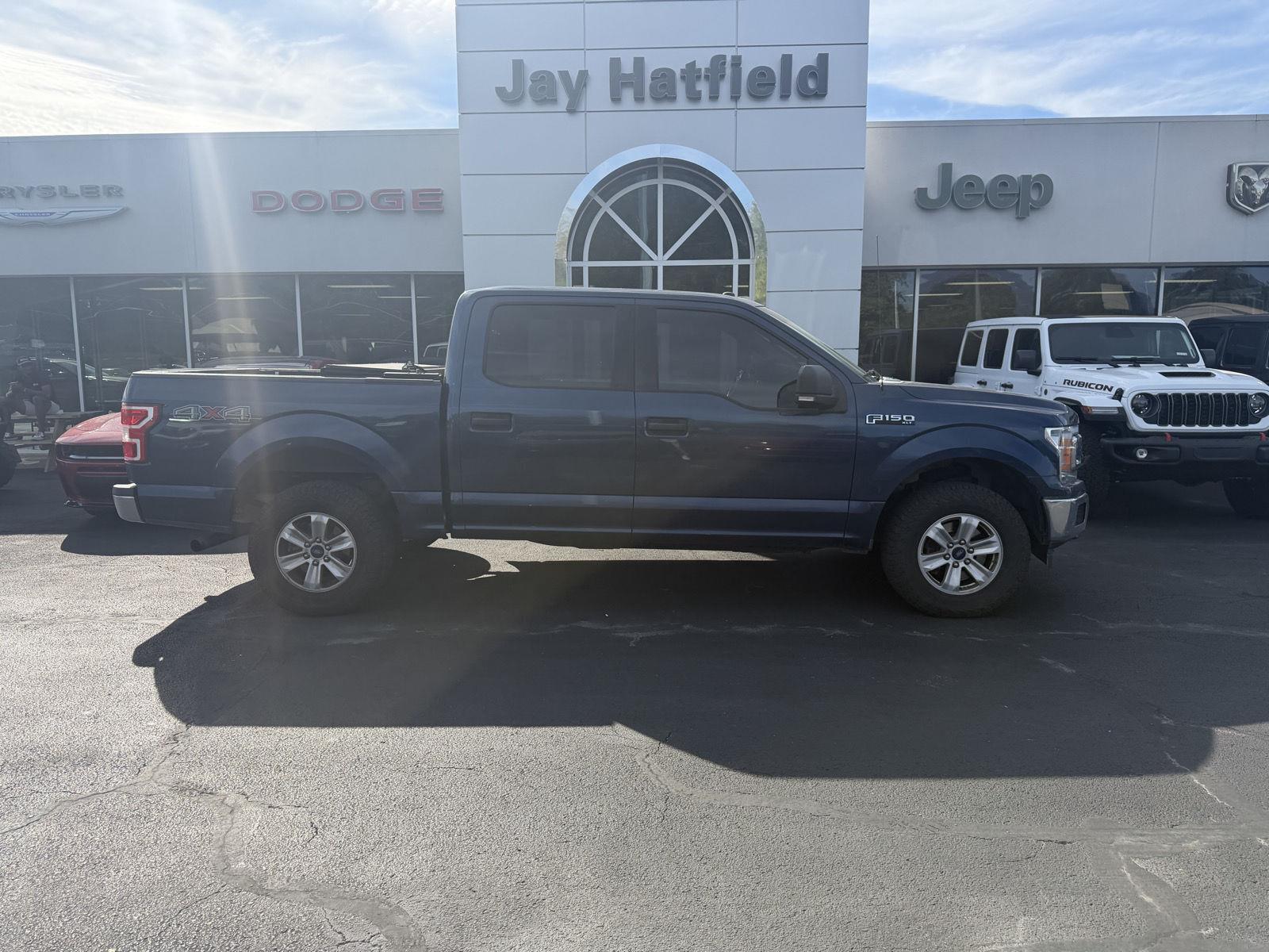 Blue Jeans 2018 Ford F-150 Pickup Truck Four-Wheel Drive Automatic