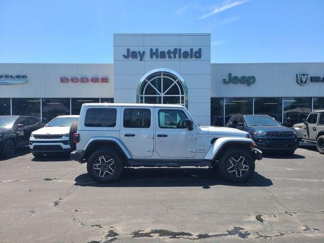 Silver Zynith Clearcoat 2024 Jeep Wrangler SUV / Crossover Four-Wheel Drive 8-Speed Automatic
