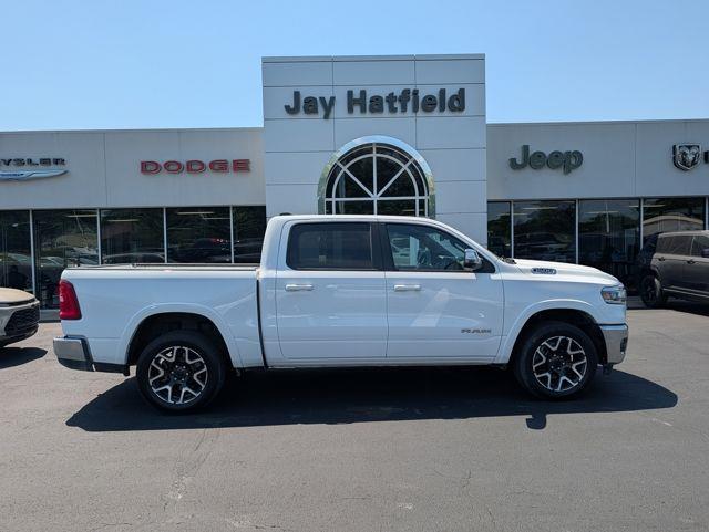 Bright White Clearcoat 2025 RAM 1500 Pickup Truck Four-Wheel Drive 8-Speed Automatic