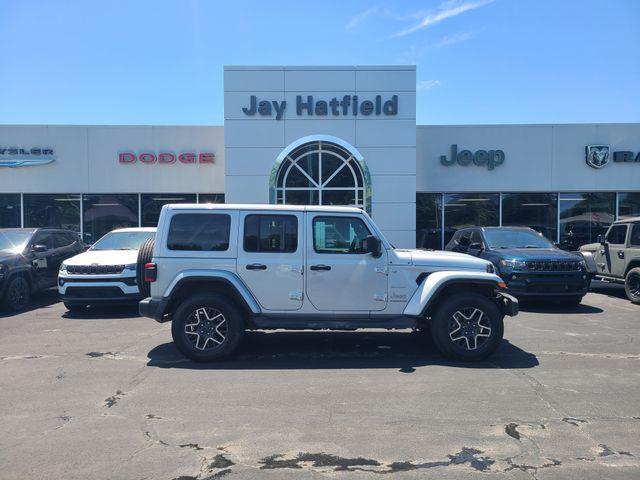 Silver Zynith Clearcoat 2024 Jeep Wrangler SUV / Crossover Four-Wheel Drive 8-Speed Automatic