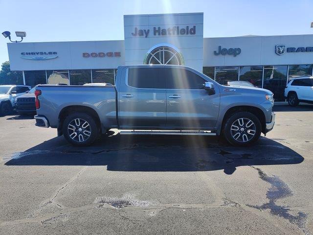 Gray (Satin Steel Metallic) 2021 Chevrolet Silverado 1500 Pickup Truck Four-Wheel Drive Automatic