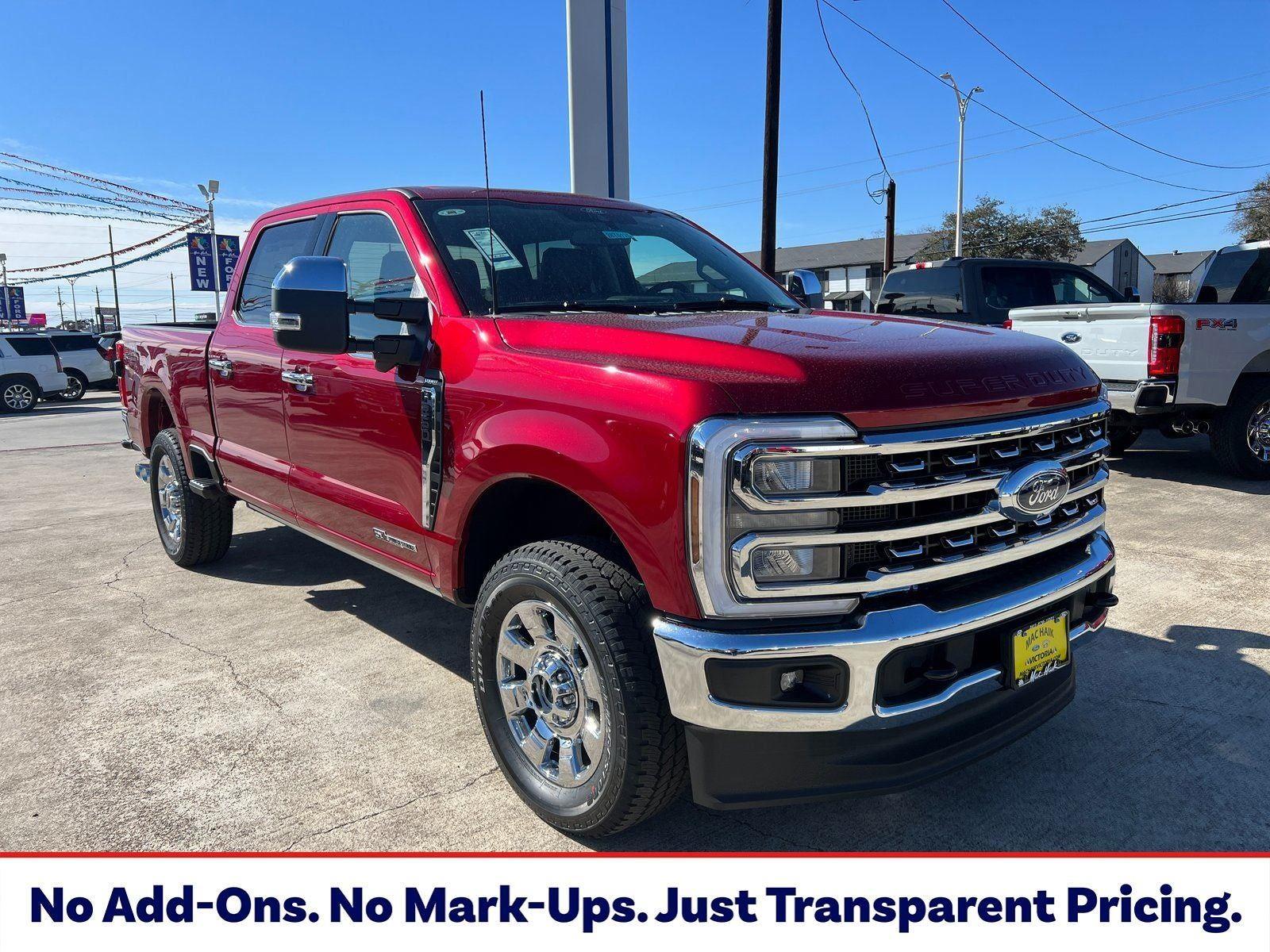 Ruby Red Metallic Tinted Clearcoat 2026 Ford F-250 Super Duty Pickup Truck Four-Wheel Drive Automatic