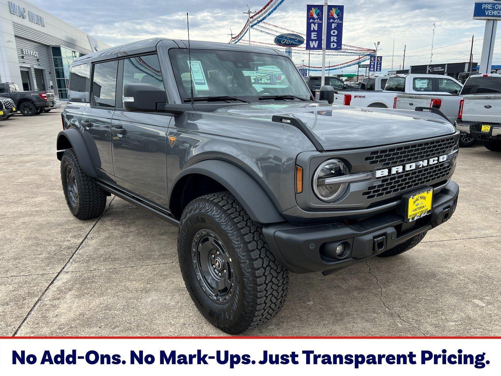 Carbonized Gray 2025 Ford Bronco SUV / Crossover Four-Wheel Drive Automatic