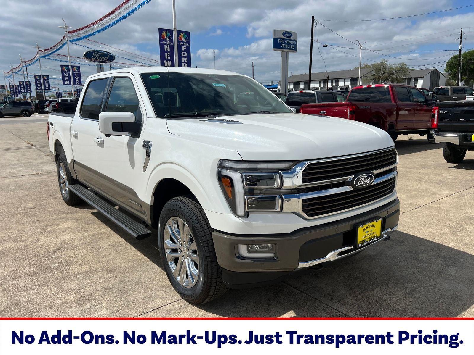 Star White Metallic Tri-Coat/Marsh Gray 2026 Ford F-150 Pickup Truck Four-Wheel Drive Automatic